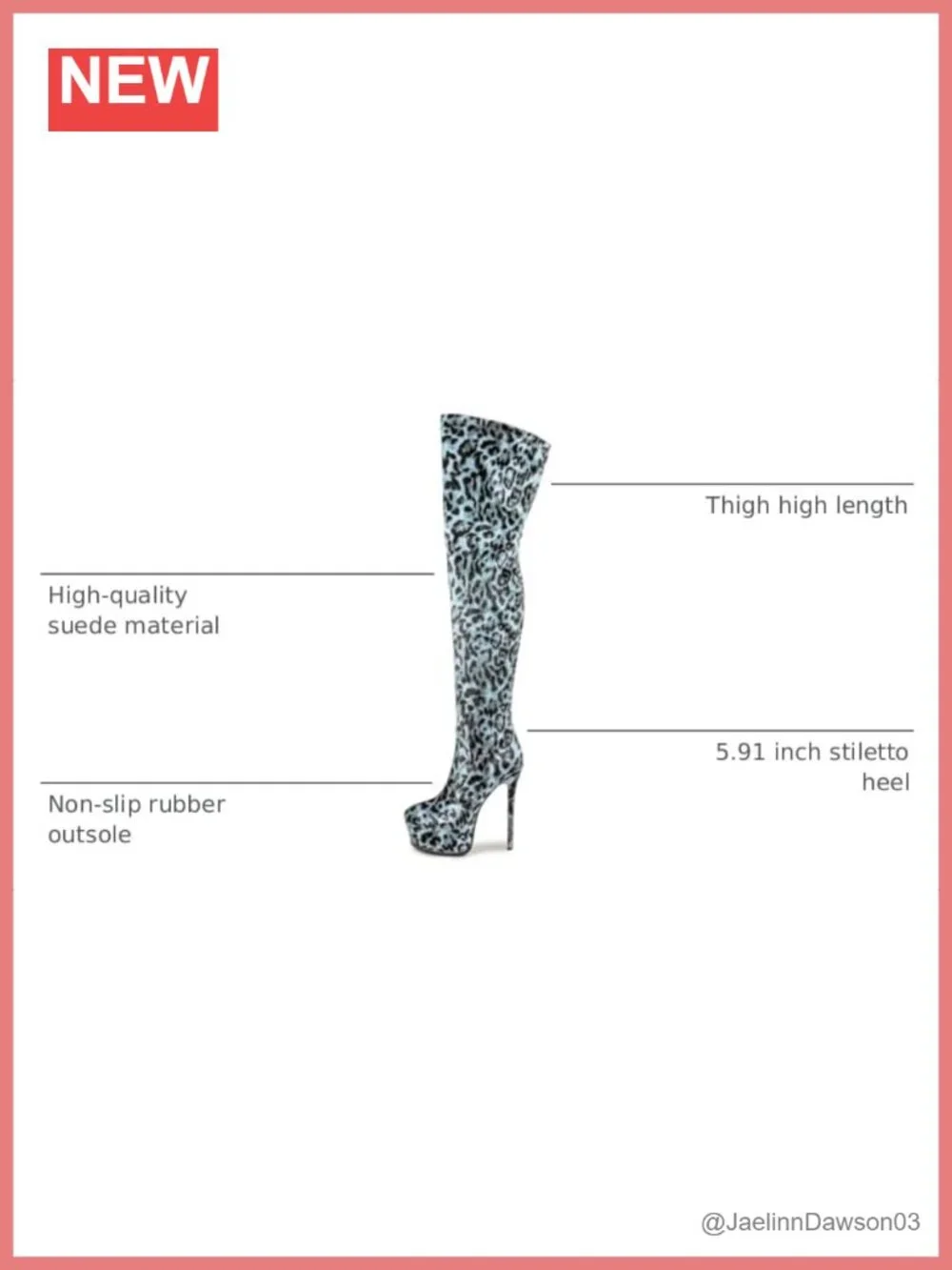 Suede Over-The-Knee Boots Stiletto Heel Platform Round Toe Side Zip Women's